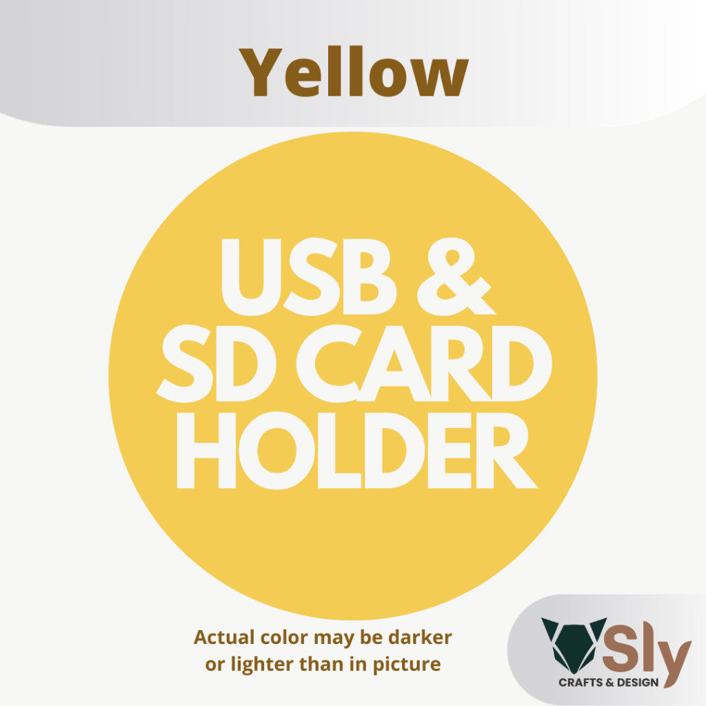 USB Flash Drive and SD Card Holder Organizer Rack Stand