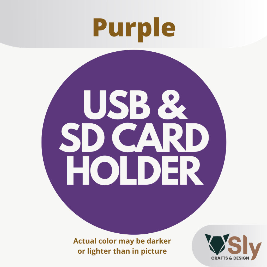 USB Flash Drive and SD Card Holder Organizer Rack Stand