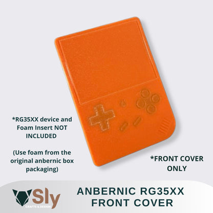 ANBERNIC RG35XX Console Front Cover - Screen Cover for Retro Hand Held Gaming Console