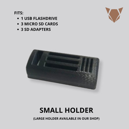 USB Flash Drive and SD Card Holder Organizer Rack Stand