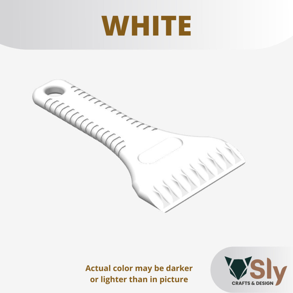 Version 2! Heavy Duty Plastic Ice Scraper for Chest Freezer | Commercial-Grade Tool for Ice Removal
