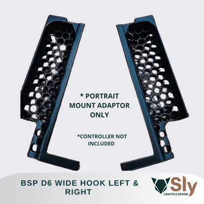BSP D6 Wide Hook Left & Right | Portrait Gaming Mount for NDS/3DS Emulation