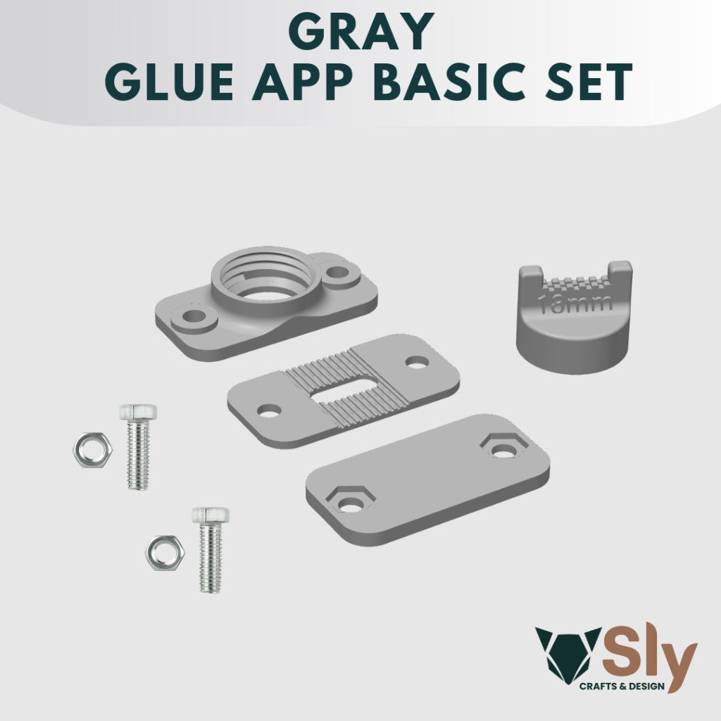 Edge Banding Rugby Glue Adhesive Applicator Set | Manual Tool Kit for Woodworking and Cabinet Edges