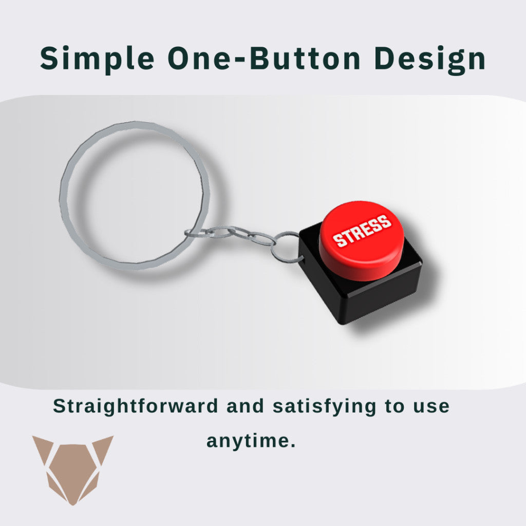 Doomsday Fidget Button Clicker | Stress Relief Desk Toy Tactile Push Button