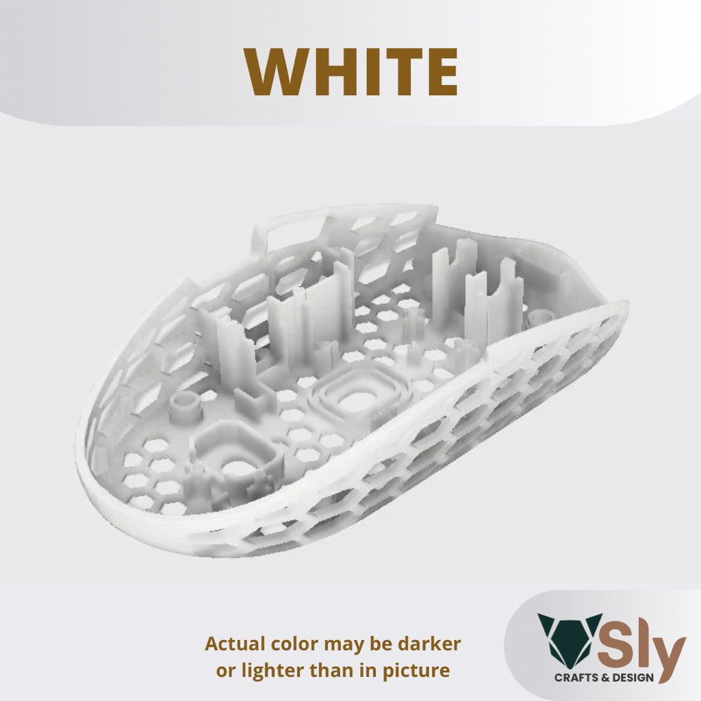 Logi tech G304/305 Mouse BOTTOM SHELL HONEYCOMB Mod Lightweight