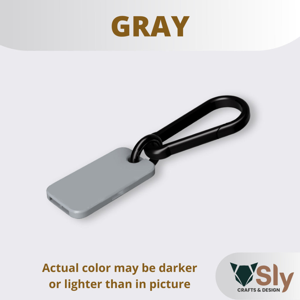 EDC Slim Whistle with Carabiner | Compact Emergency Survival Keychain Tool