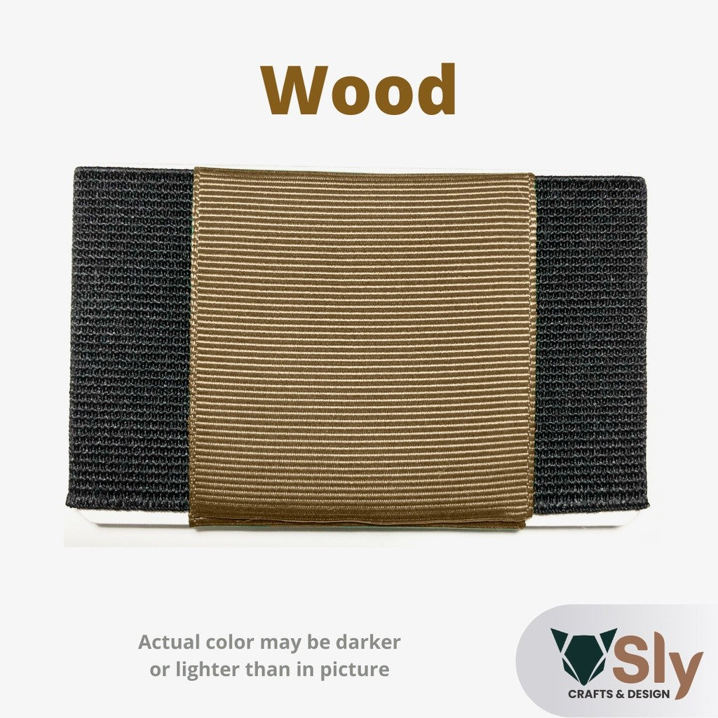 Minimalist Wallet Elastic EDC Front Pocket Card holder Sports for Men & Women