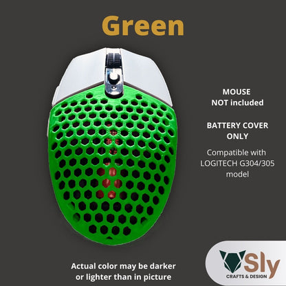 Logi tech G304/305 Mouse Honeycomb BATTERY COVER
