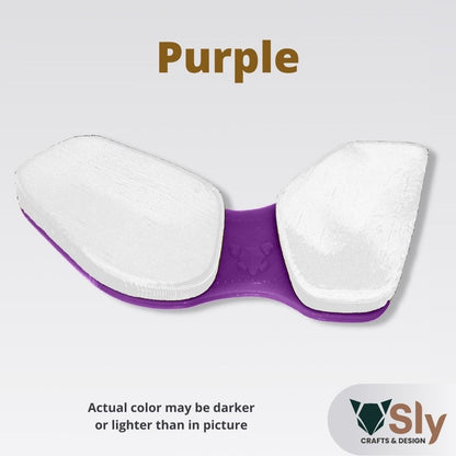 WHITE PADS Ergonomic Wrist Rest Mouse Firm Palm Pad (Right or Left Handed) Support For Computer